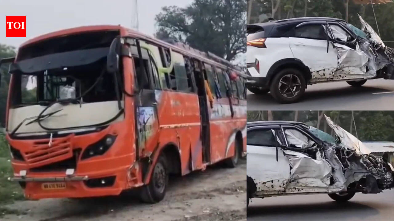 Bus overturns while avoiding car collision in Bihar’s Katihar; 25 injured