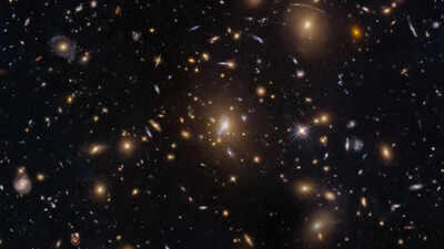 NASA’s Hubble sees a swarm of galaxies in one of the universe’s largest structures