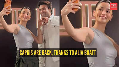 Alia Bhatt is fully committed to the capri pants comeback and we're taking notes