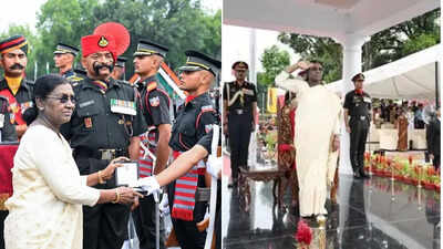  President Murmu hails commissioning of first 9 women NDA cadets at IMA; 515 officers pass out