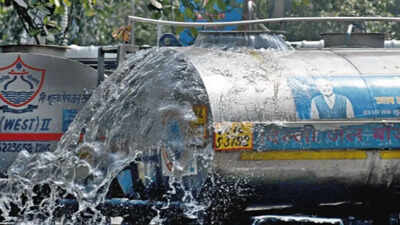  Water tankers on way to parched localities spill thousands of litres in Delhi