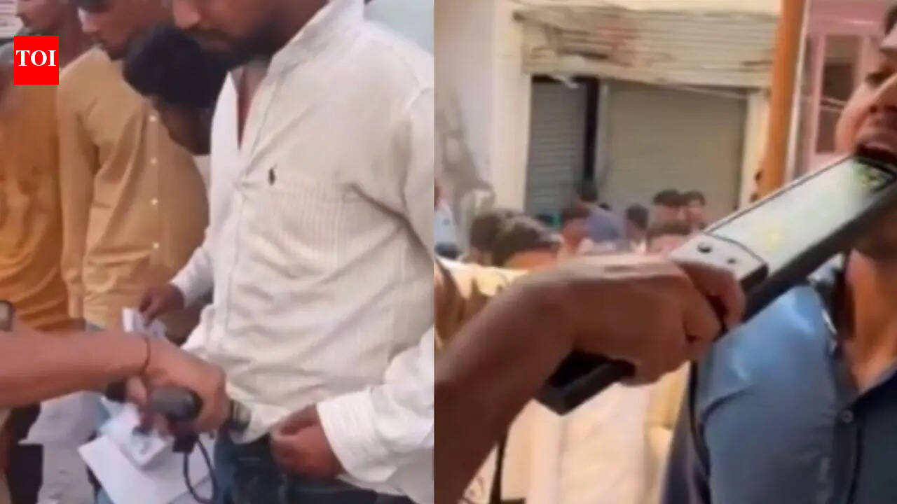 'Metal detector inside pant and mouth': UP Police constable exam frisking video sparks outrage