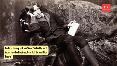  "Art is the most intense mode of individualism that the world has known"