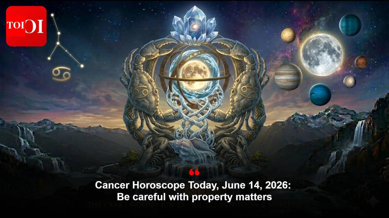 Cancer Horoscope Today, June 14, 2026: Be careful with property matters