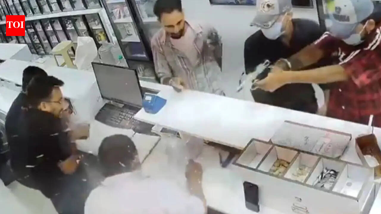 Bullets rain at Chandigarh store: Cashier shot dead, 13 rounds fired; CCTV footage emerges