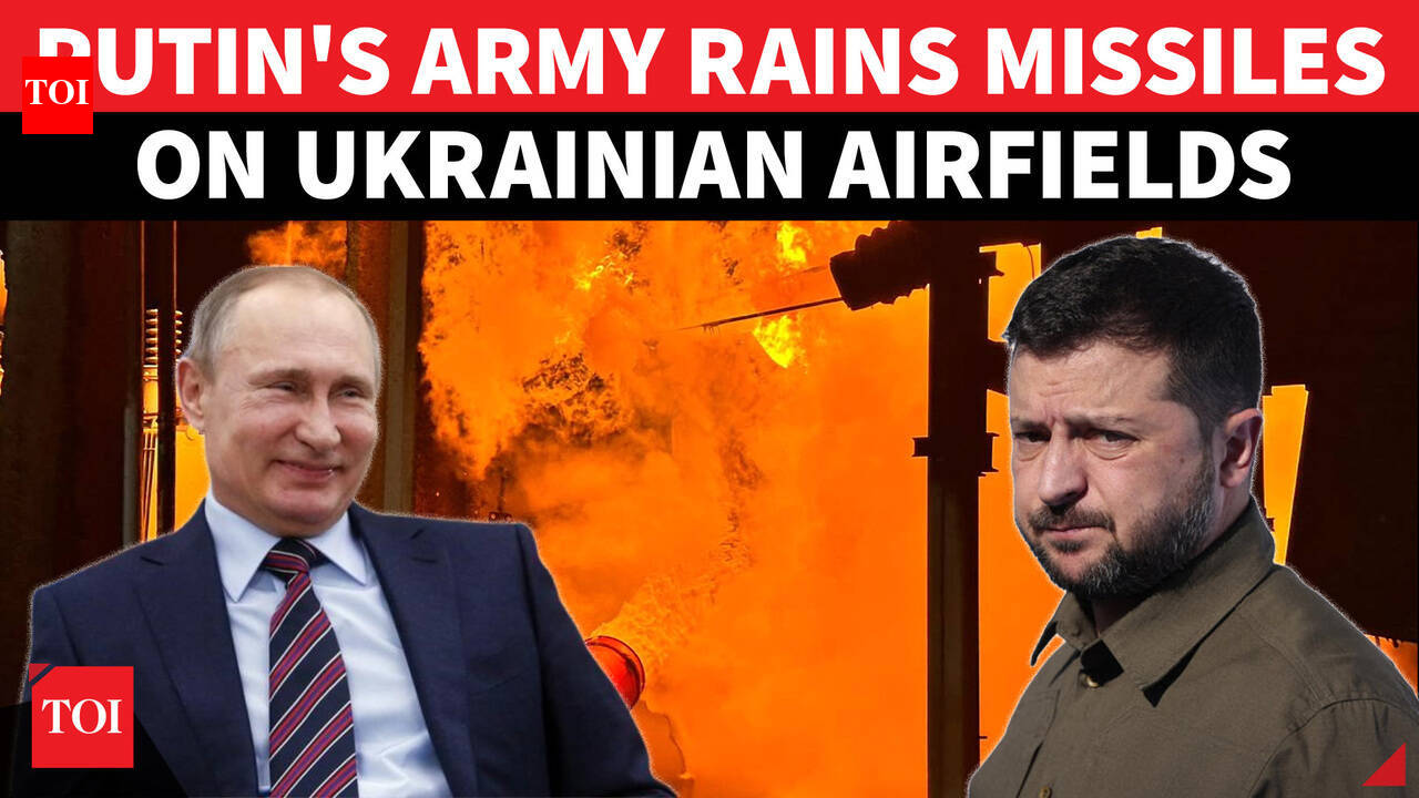 Putin's Fresh Airfield Blitz, Russian Missiles Hit Key Ukrainian Military Aviation Sites