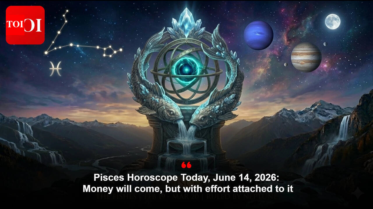Pisces Horoscope Today, June 14, 2026: Money will come, but with effort attached to it