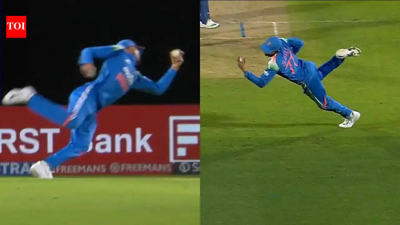 Outstanding! Gill takes one-handed blinder in 1st ODI - Watch