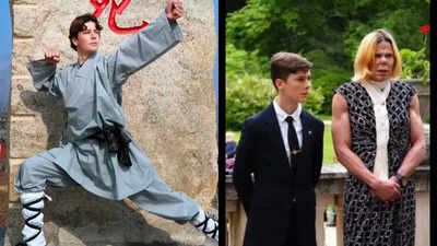Meet Si Miao Tian: Son of Princess Kalina of Bulgaria receives his new Chinese name, the only Western student at Shaolin monastery