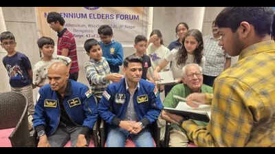Curiosity takes flight as young minds meet astronauts in Bengaluru