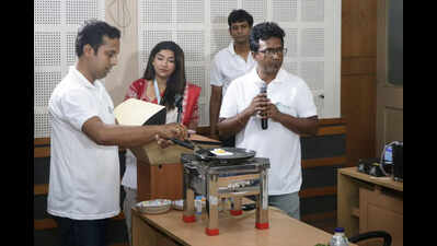 IIEST start-up unveils clean-energy cooking system