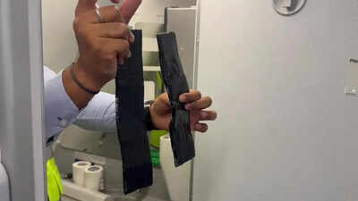 Rs 4.3 crore gold found in plane lavatory at SVPI: Customs officers to probe insider role