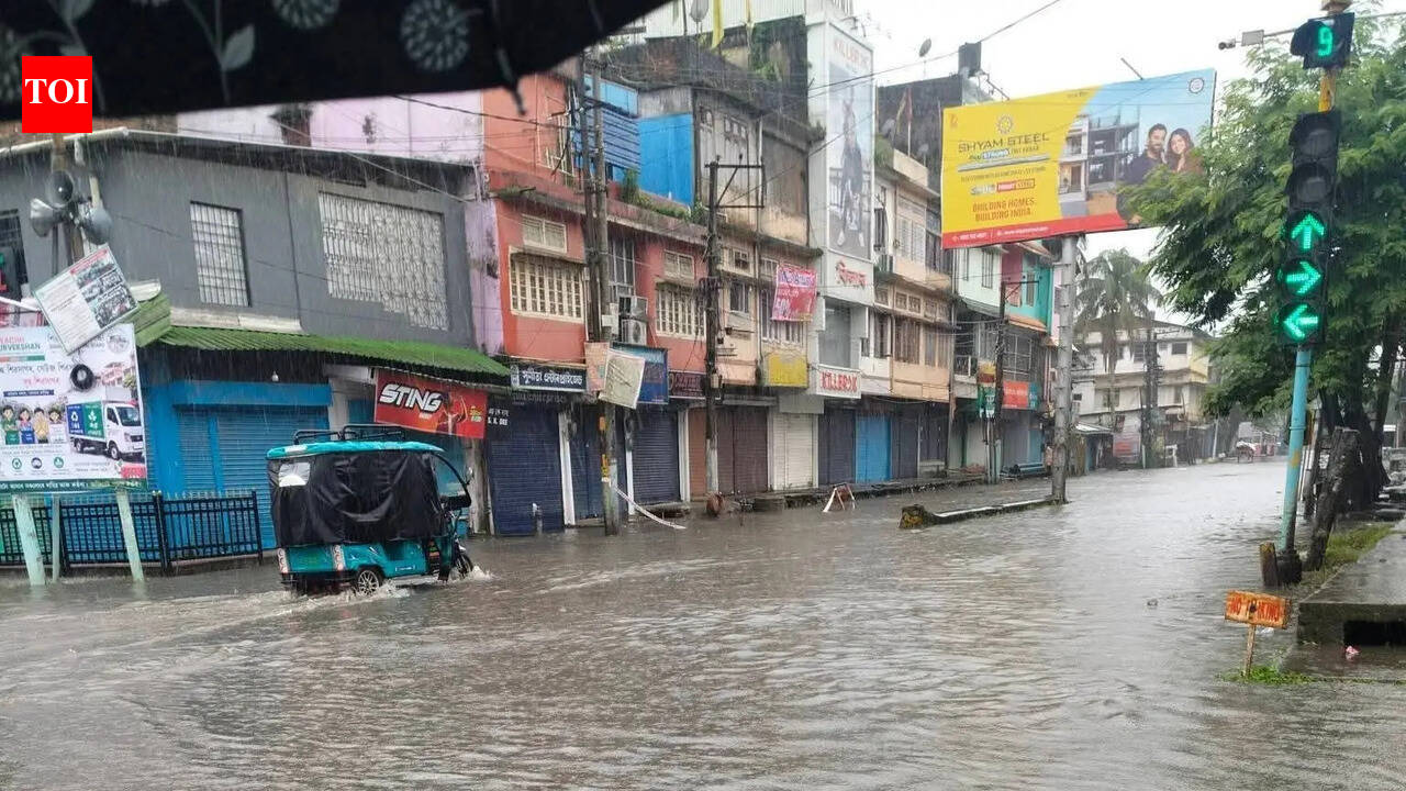 Sivasagar paralysed as overnight torrential rain submerges all 14 municipal wards