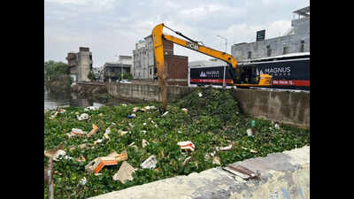 Night rain leaves morning muck in Ludhiana.