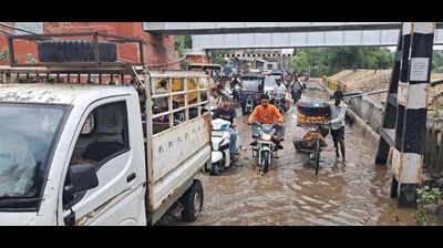 Night rain leaves morning muck in Ludhiana.