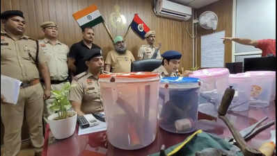 Illegal arms probe takes cops to MP, supplier with 14 criminal cases held