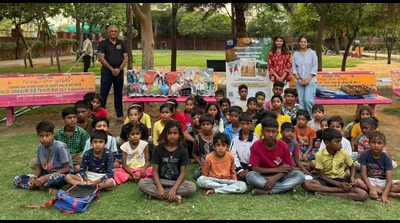 100 Medals Targeted Foundation organises sports equipment donation drive in Chitrakoot