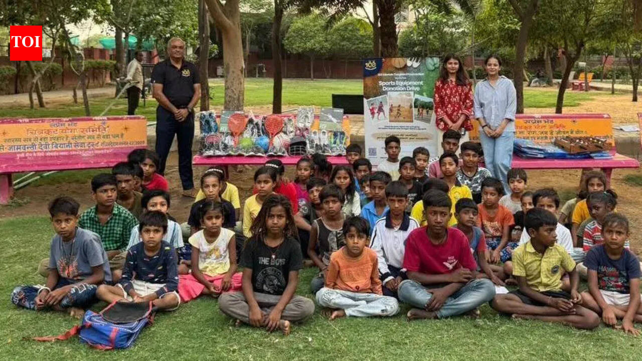 100 Medals Targeted Foundation organises sports equipment donation drive in Chitrakoot