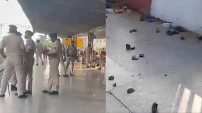 Stone-pelting, vandalism at Patna's Patliputra station disrupt exam-bound students; heavy police deployed
