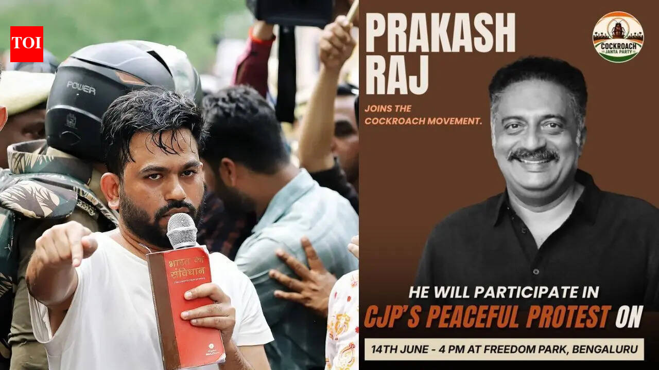 Prakash Raj to join Cockroach Janta Party protest in Bengaluru today