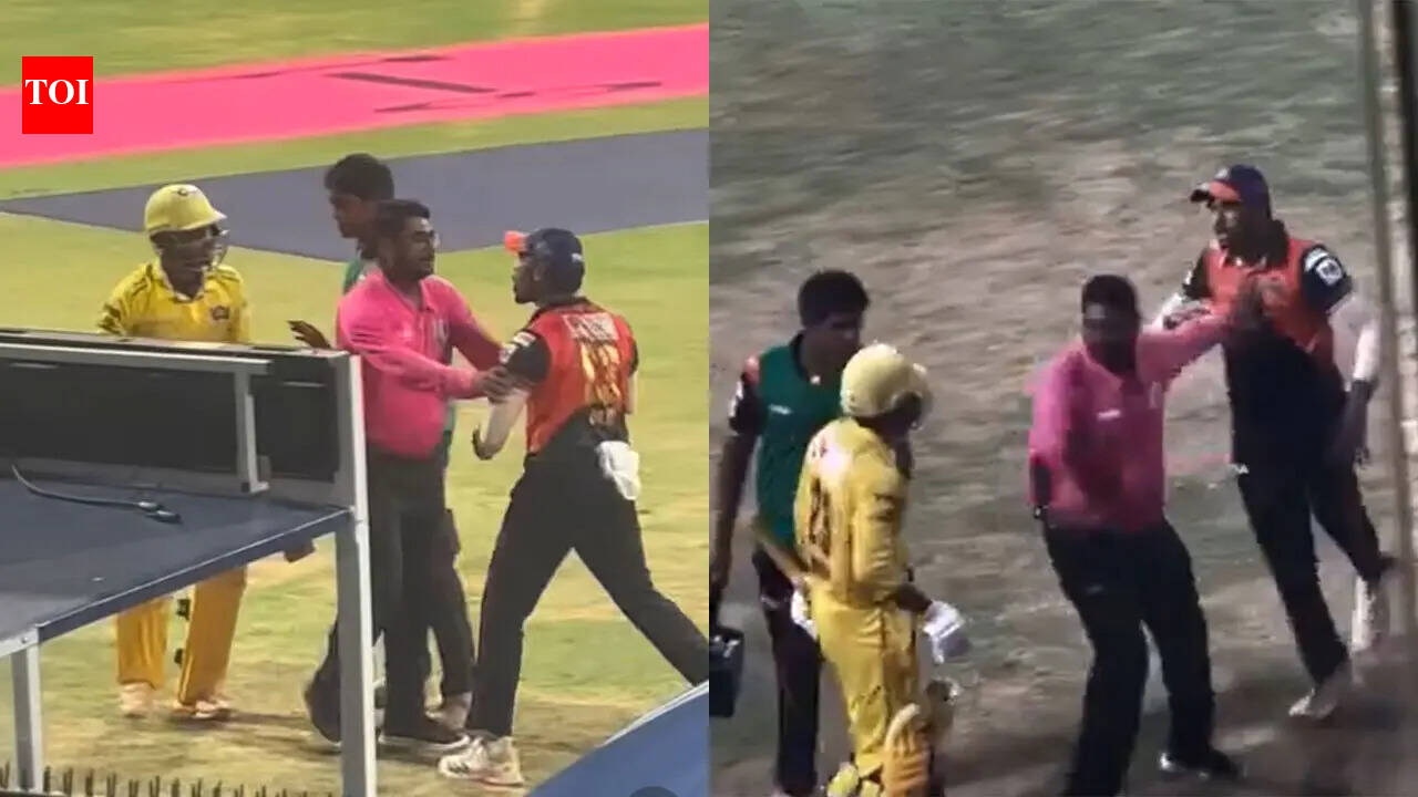 Watch: Tempers explode near dugout in thrilling T20 Mumbai League final at Wankhede