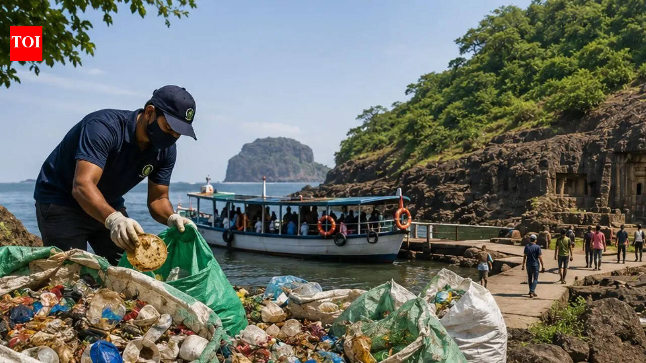 Tides of trash: Elephanta Island battles mounting waste crisis as footfalls set to rise