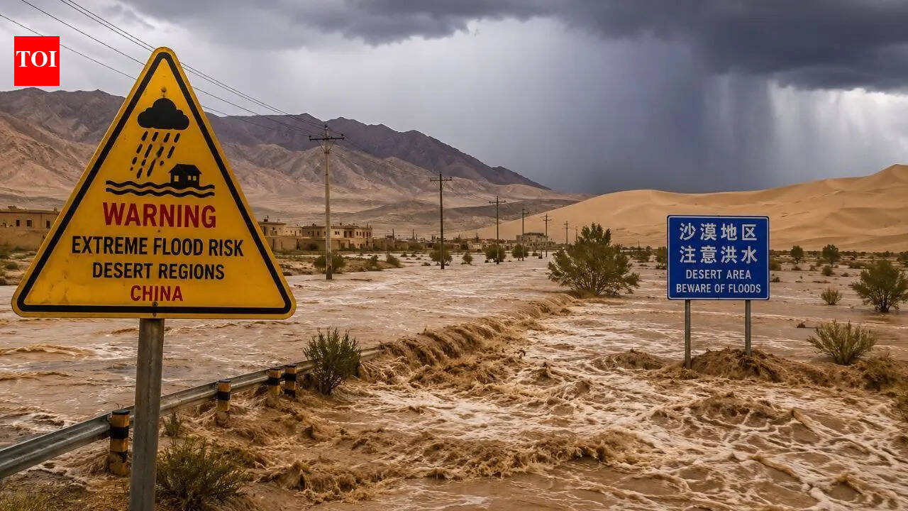 China warns of extreme floods in desert regions due to early heatwave and heavy rainfall