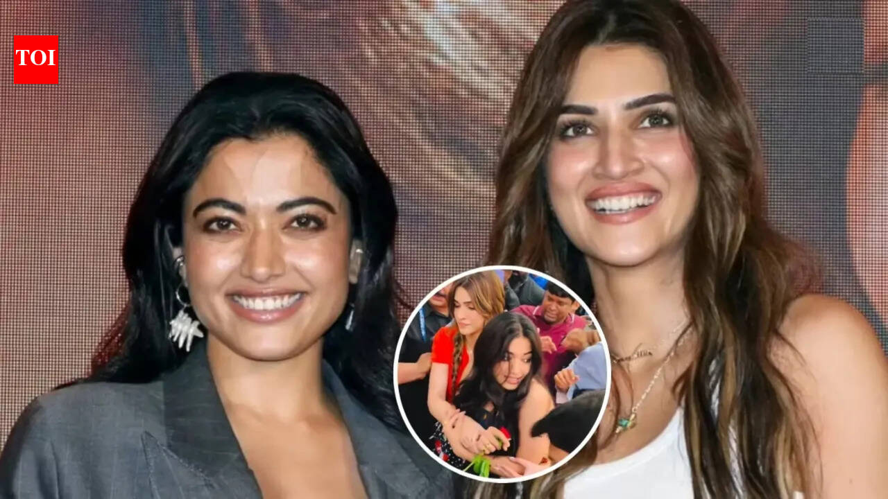 Kriti Sanon wins hearts for shielding terrified Rashmika Mandanna from mob during 'Cocktail 2' promotions: 'Like a younger sister'