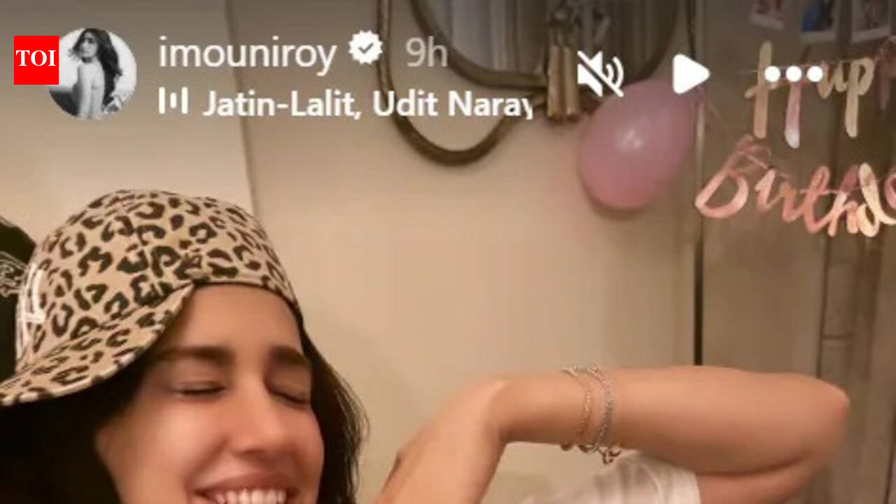 Mouni Roy shares INSIDE PICS from BFF Disha Patani’s cozy birthday party celebrations with Krishna Shroff and Stebin Ben