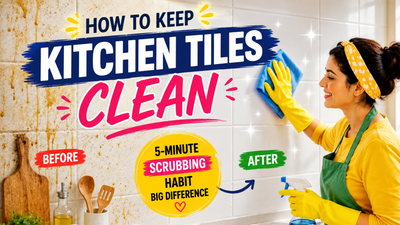  The 5-minute scrubbing habit to prevent grease and stains