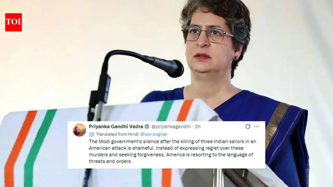 'US resorting to language of threats': Congress attacks Centre over death of 3 Indian sailors