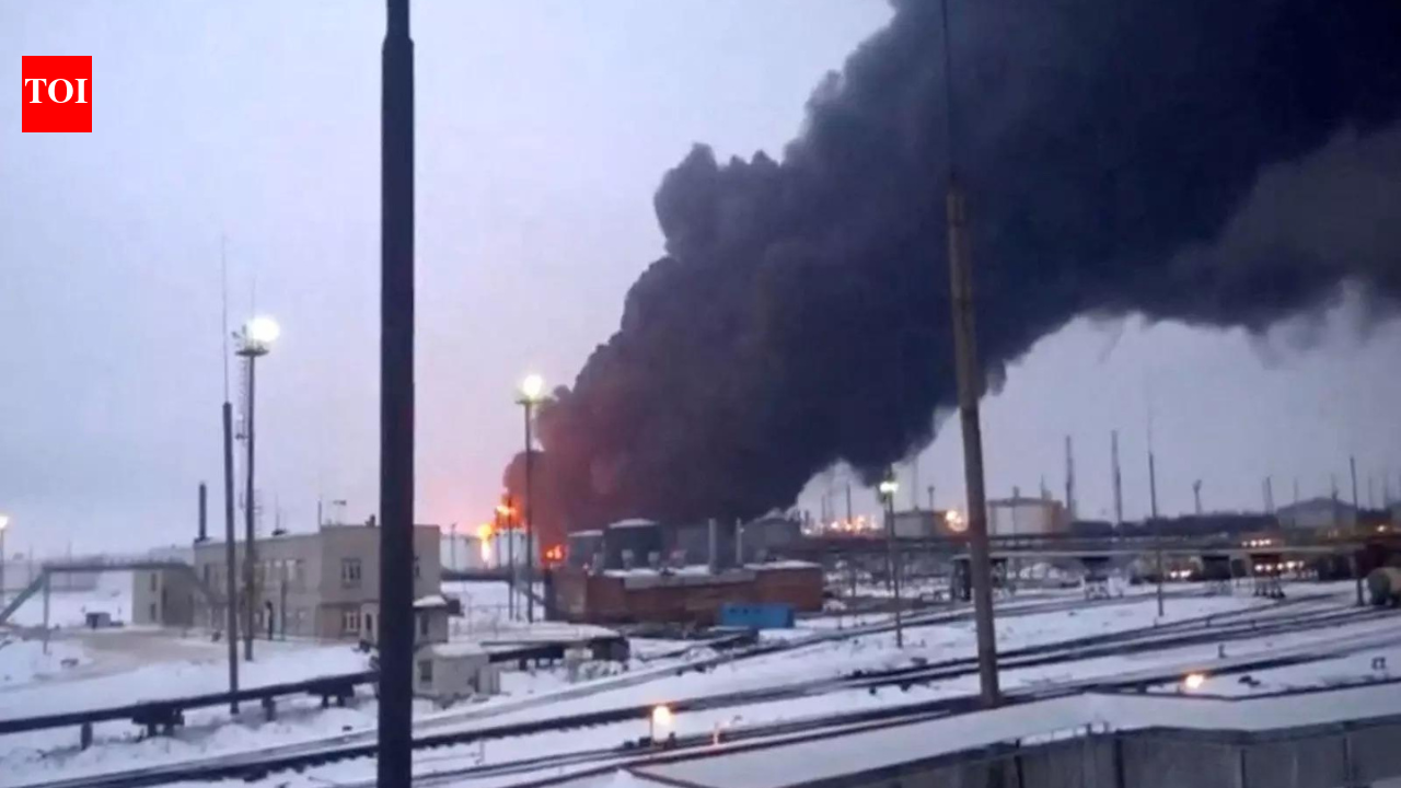 Ukraine drone strike kills one, hits oil facility in Russia