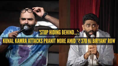 Comedian Kunal Kamra attacks Pranit More's apology amid '₹370 ki biryani' row