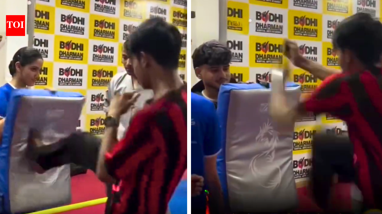 What this boy did during martial arts training in an Indian school is winning hearts online; many say it is great upbringing: Watch