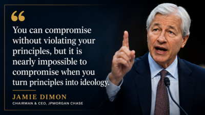  You can compromise without violating your principles, but it is nearly impossible to compromise when...