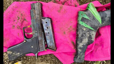 Two pistols recovered near Dibrugarh rail station
