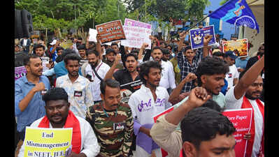 NEET row: Students, activists demand Pradhan’s resignation at CJP protest in Bengaluru