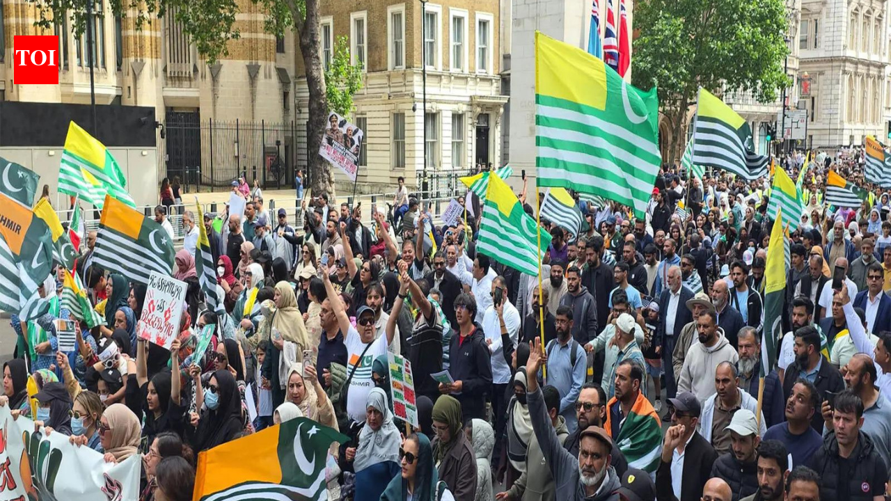 Watch: Thousands of British Kashmiris protest outside UK Parliament over PoK unrest