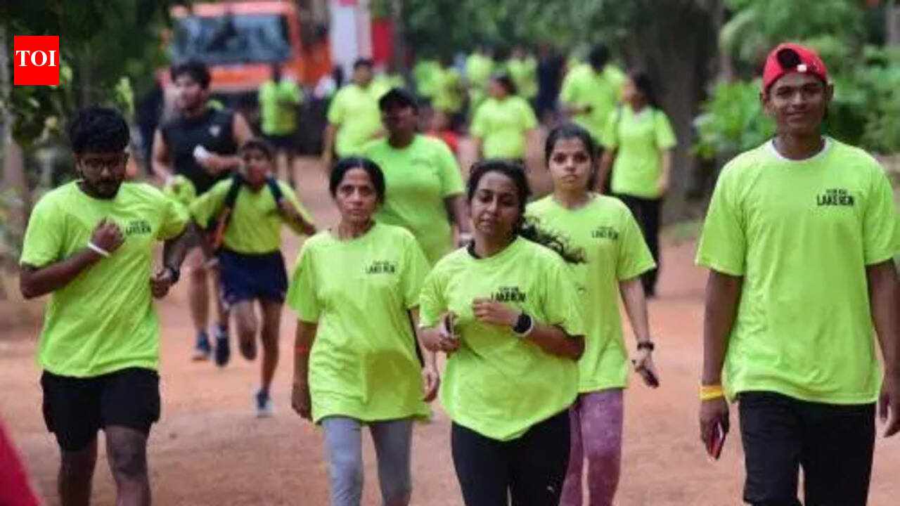 10km lake run in Bengaluru draws crowds, promotes fitness &amp; eco awareness