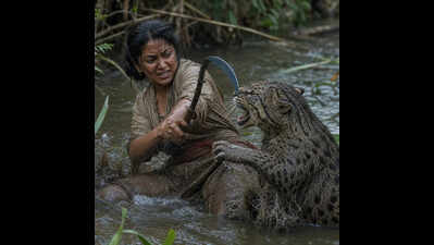 Woman fights off fishing cat attack in Bijnor, animal dies