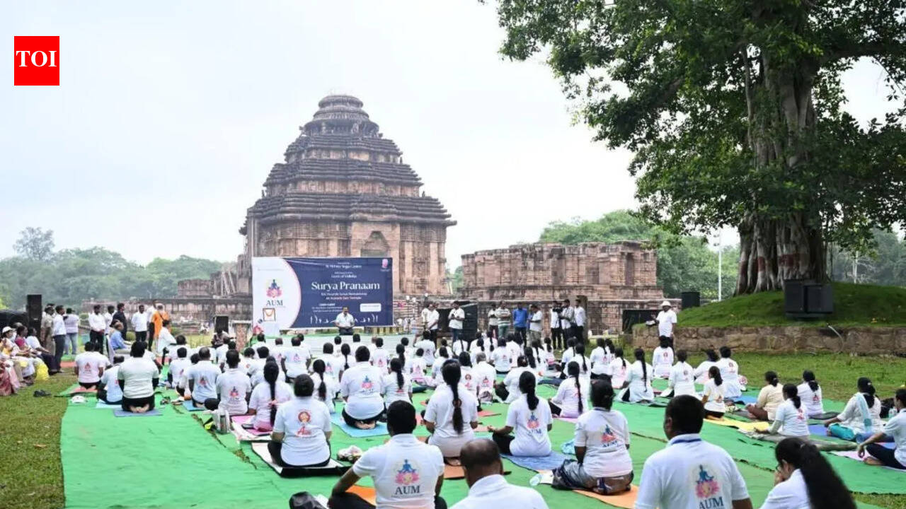 Surya Pranam organised at Konark Sun temple