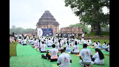 Surya Pranam organised at Konark Sun temple