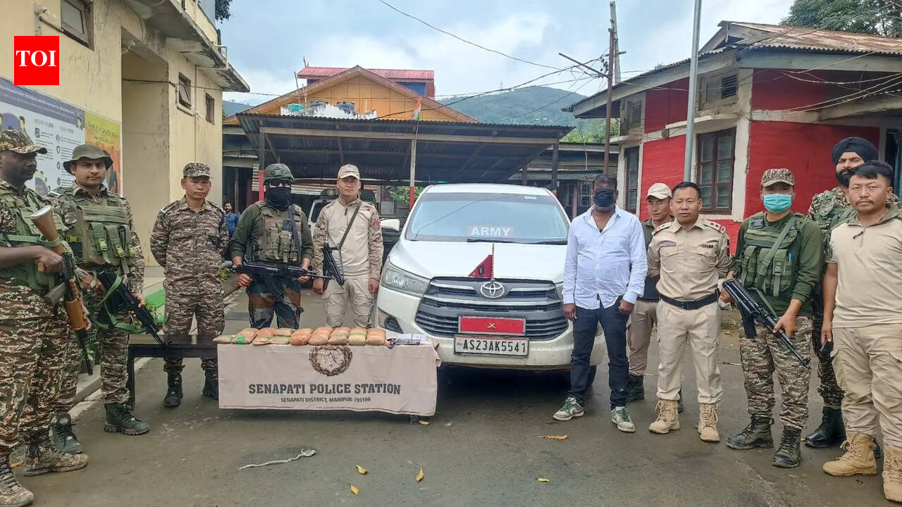 ‘Opium’ seized from fake Army vehicle in Senapati, driver held
