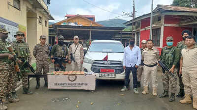 ‘Opium’ seized from fake Army vehicle in Senapati, driver held