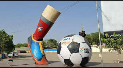 Highest footfall at Kankaria ‘football’ ground from garba, rallies