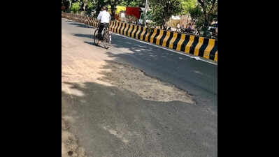 Roads broken, residents seek repairs before monsoon sets in