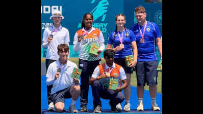 Amravati’s Kumkum delivers as Olympian Dhiraj bags double gold