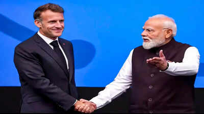 Modi tells India’s deep-tech story to the world, Macron backs him up