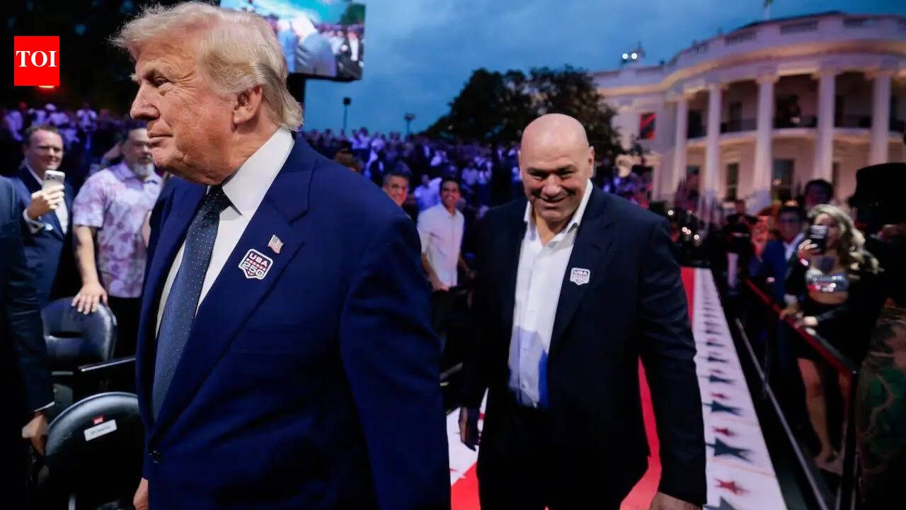 Dana White helps deliver Donald Trump’s biggest birthday celebration yet at historic White House UFC event