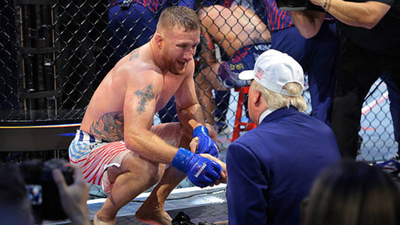 Ilia Topuria bold “18-0” prediction backfires as Justin Gaethje ends his winning streak at UFC 250 main card for lightweight title